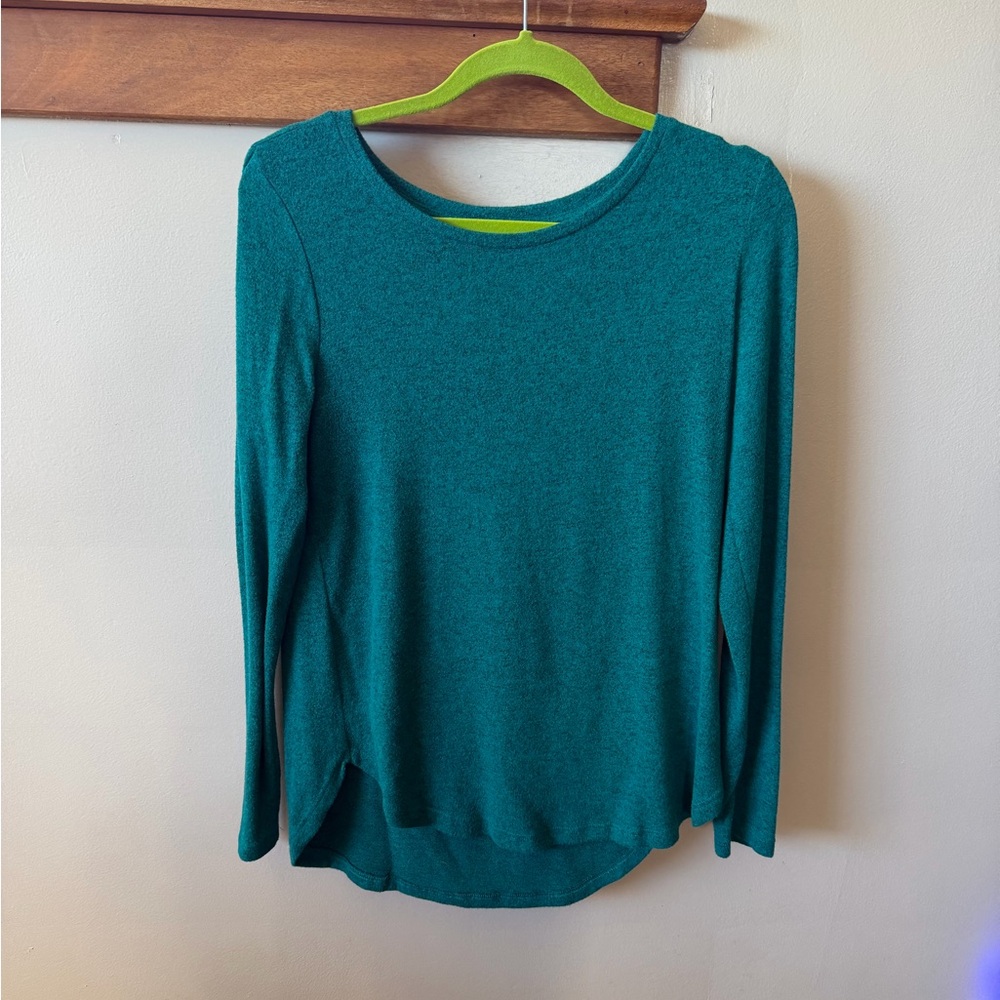 Forrest green Long Sleeve Women's Top